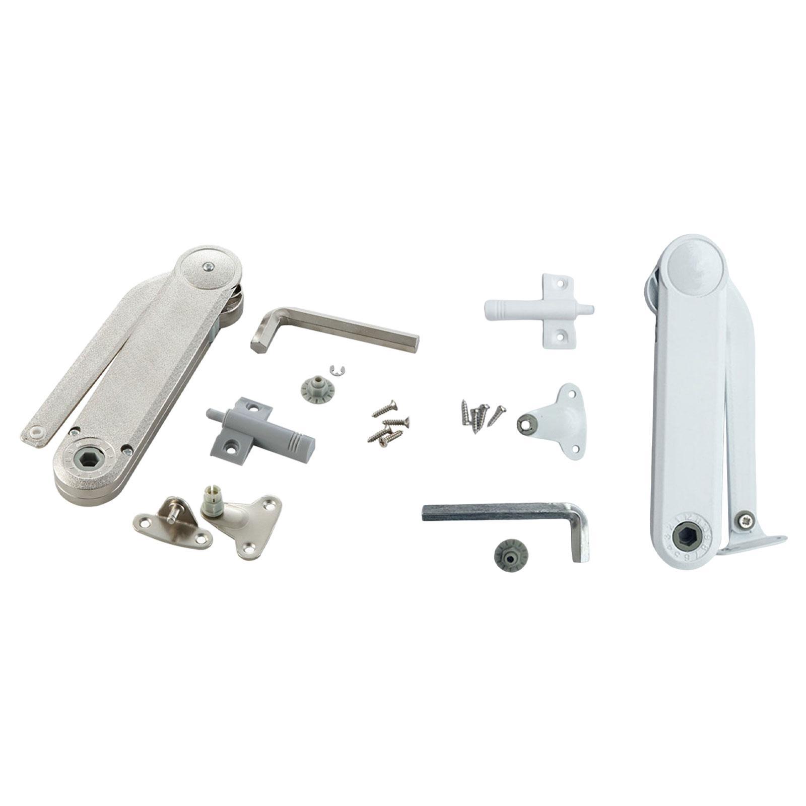 Furniture For Hardware Shop - 蓋サポートヒンジ折りたたみ蓋ステイヒンジ調整可能な頑丈なハードウェアリフトアップヒンジサポートヒンジダンパーオフィスショップ用