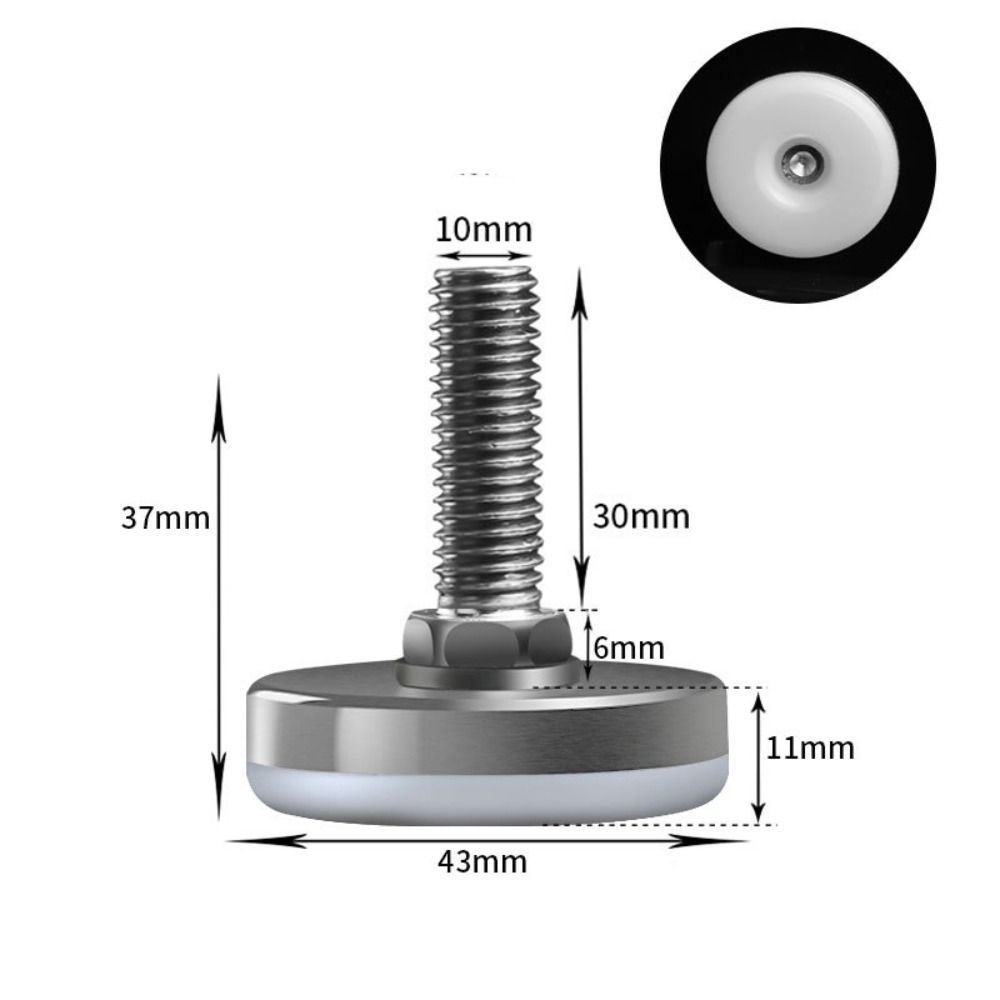Furniture Leveling Hardware - ソファ、テーブル、椅子、キャビネット用シンプルな滑り止め家具足、家具金具、床保護具、ナイロンベースレベラー
