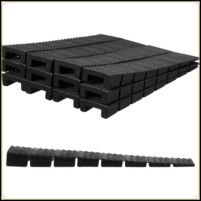 Furniture Leveling Hardware - 20 個複合家具レベリングウェッジシム重量物テーブルキャビネットソファ不均一な床高修正ハードウェアアクセサリー用