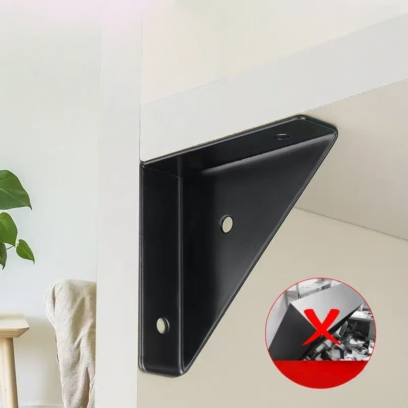 Used Furniture Hardware - 4個入りブラケットコーナーコード直角三角形、強化家具用、キャビネット、テーブル、ワードローブ、ハードウェアアクセサリーに使用されます。