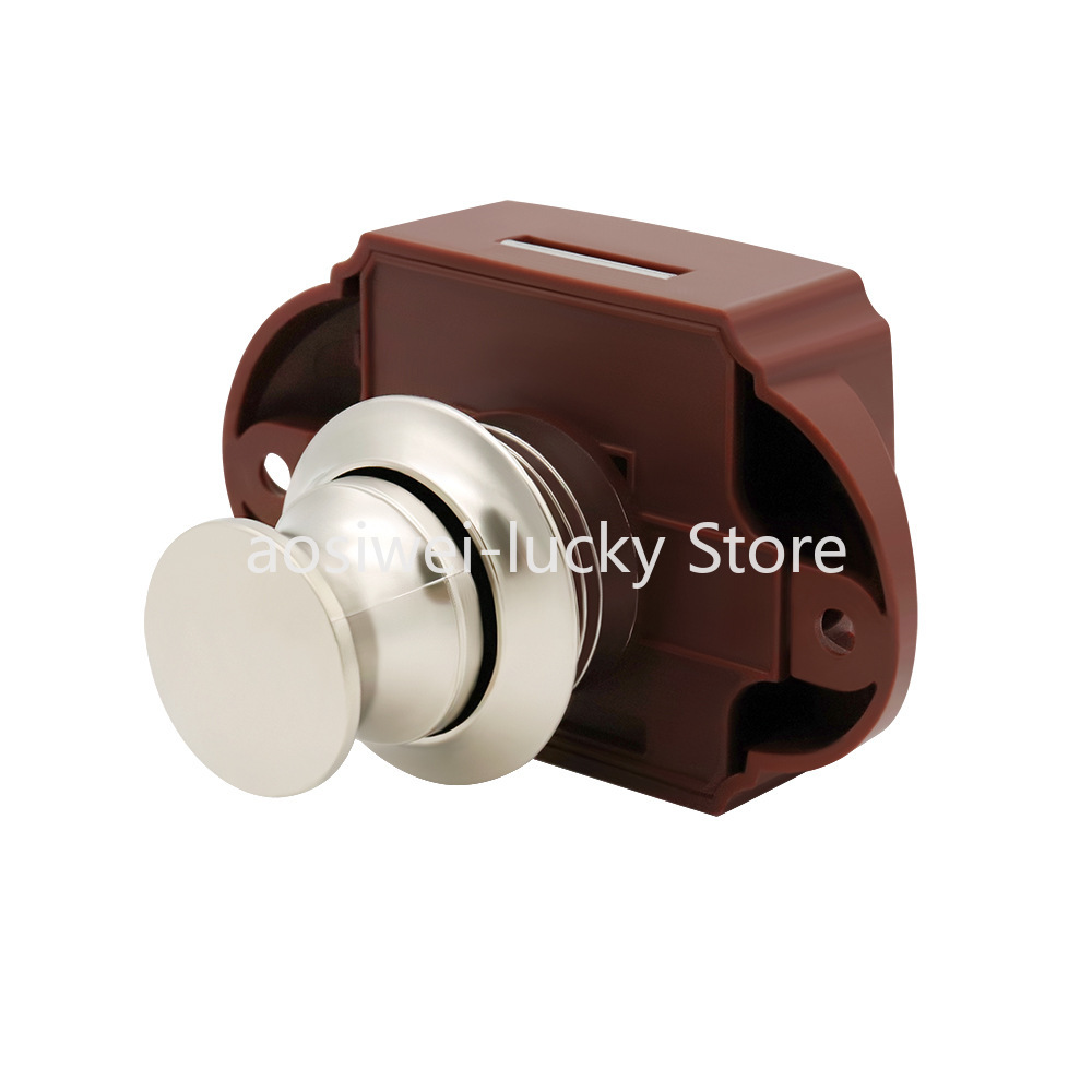 Furniture Hardware Manufacturers - キャンピングカープッシュロック Rv キャラバンボートモーターラッチボタンロック家具引き出しラッチドアロックハードウェア