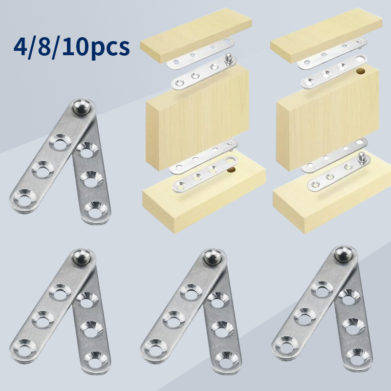 Used Furniture Hardware - 4/8/10個の回転ヒンジ、ワードローブ、キャビネットドア、回転シャフトピボット家具ハードウェアアクセサリーに使用されます。