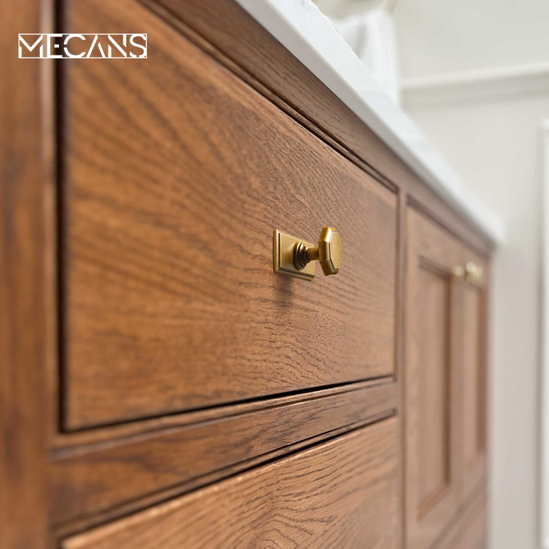 MECANS アンティーク真鍮キャビネットノブ バックプレー - Furniture Hardware With Backplate のレビューと価格