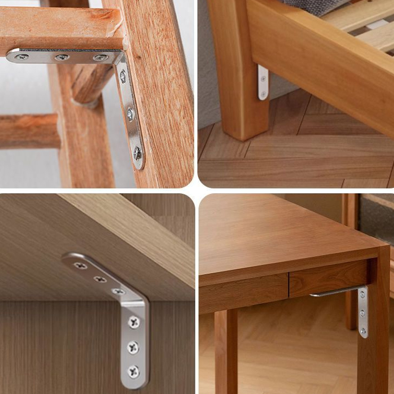 4個入り直角ブラケット、L字型コーナーコードファスナー、家具 - Used Furniture Hardware のレビューと価格