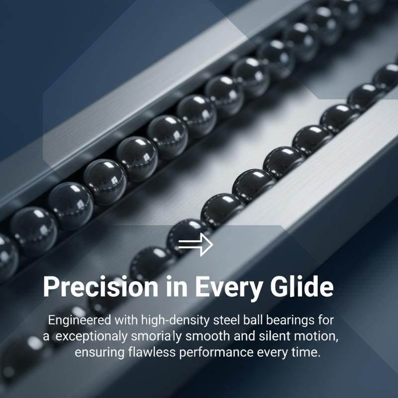 ボールベアリングスムーズグライド引き出しスライド17mm幅双 - Drawer Slide Pair のレビューと価格