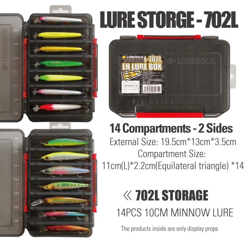 LUREHOLIC ルアーボックス釣具収納ハードルアーソフト - Furniture Hardware Jig のレビューと価格