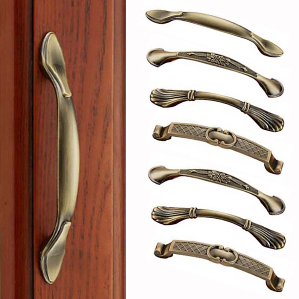 ヴィンテージブロンズワードローブドレッサーキャビネットプルハ - Furniture Hardware Handles のレビューと価格