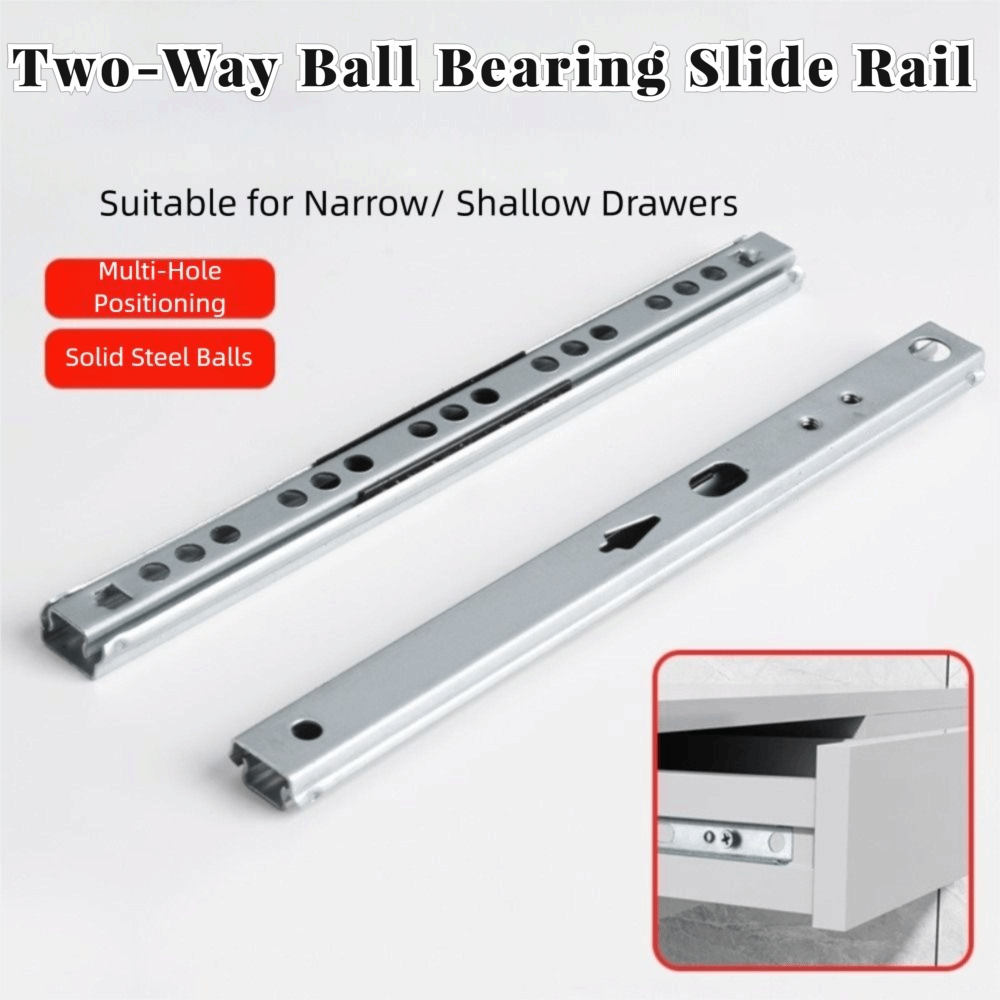 2 個のスムーズグライドベアリング引き出しスライド双方向スラ - Drawer Slide Pair のレビューと価格
