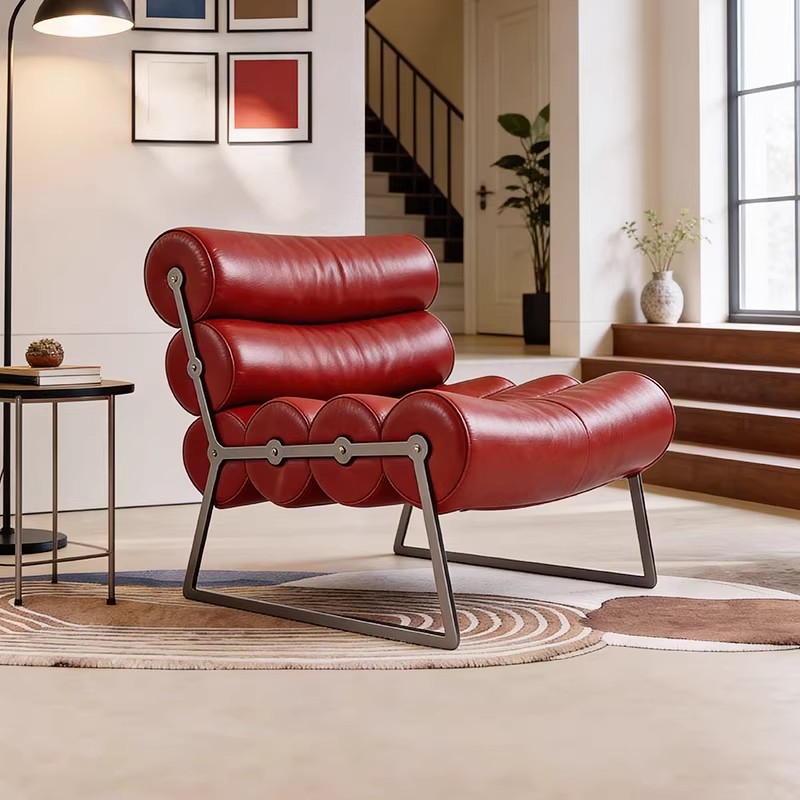 イタリアのミニマリストローラーチェア、バーガンディソファ、シ - Furniture And Hardware Store のレビューと価格