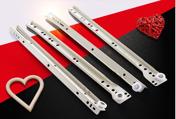 引き出しトラック スライド 2 つのキャビネット レール肥厚 - Drawer Slide Pair のレビューと価格