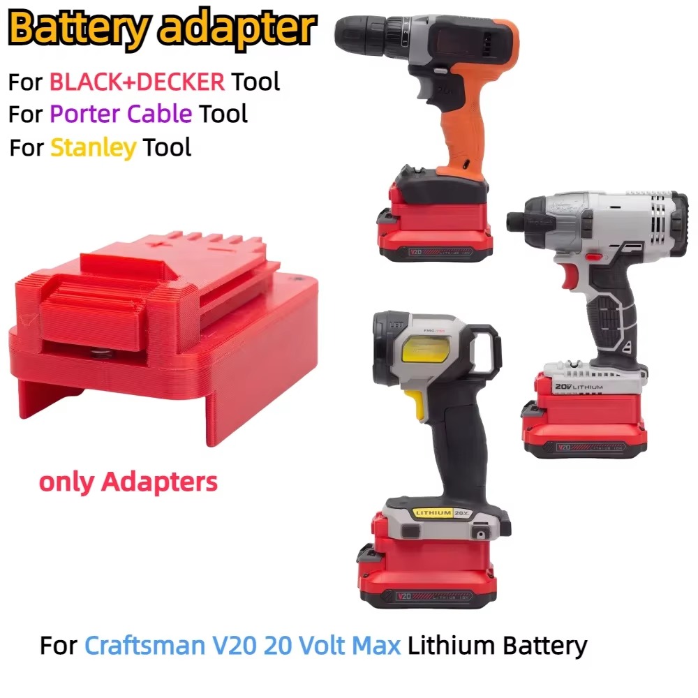 Craftsman V20 20V 最大バッテリー変換アダプ - Black+Decker Tool 20V Max のレビューと価格