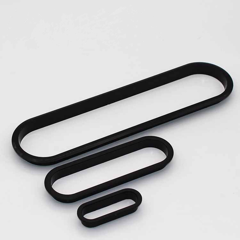 2個入り プラスチック製テーブルケーブル出口グロメット 楕円 - Furniture Hardware Handles のレビューと価格