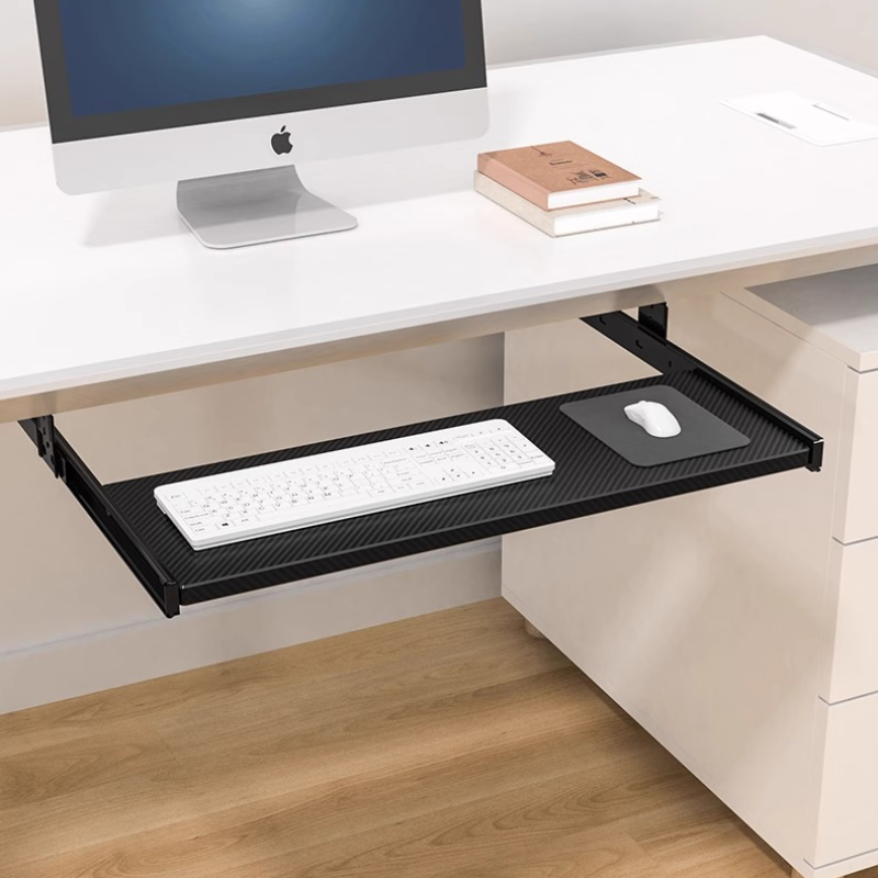デスク下キーボードトレイスライドレール引き出し、高さ調節可能 - Drawer Slide Pair のレビューと価格