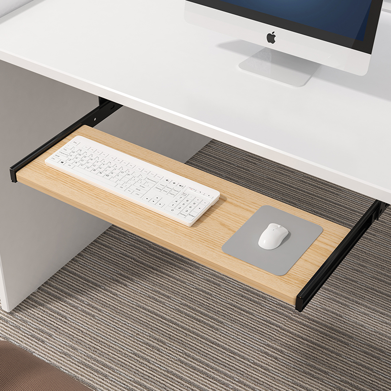 デスク下キーボードトレイスライドレール引き出し、高さ調節可能 - Drawer Slide Pair のレビューと価格