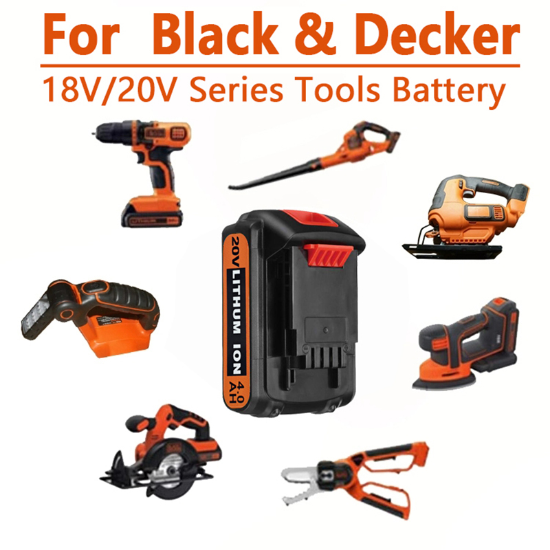 大容量 8Ah LBX20 ブラック&デッカー 20V バッ - Black+Decker Tool 20V Max のレビューと価格