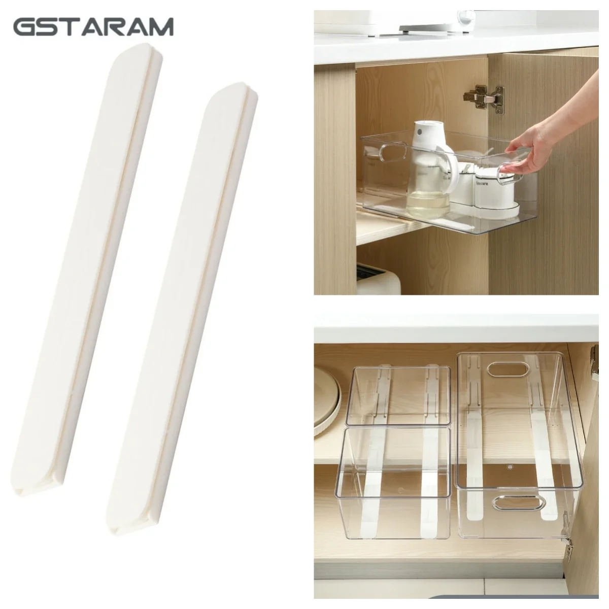 GSTARAM 便利な格納式引き出しスライドレール家庭用白ビ - Drawer Slide Pair のレビューと価格