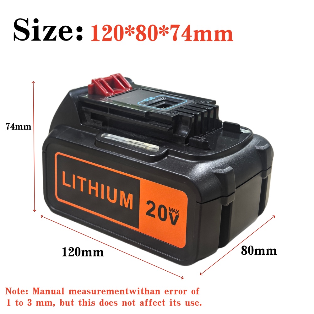 8Ah 大容量交換用バッテリー ブラック&デッカー 20V  - Black+Decker Tool 20V Max のレビューと価格