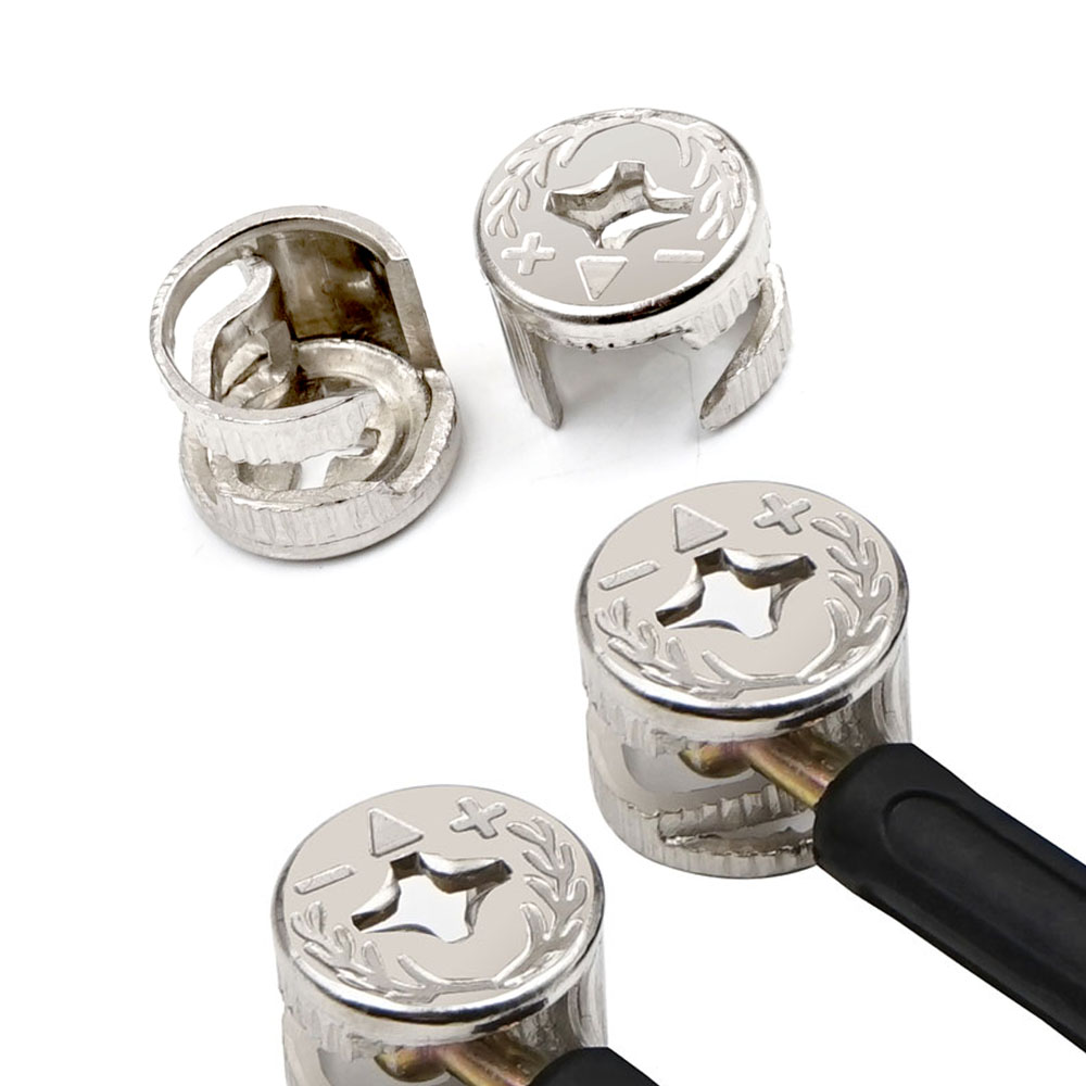 3 in 1ダボジグネジ家具接続金具セット偏心ホイールナット - Furniture Hardware Jig のレビューと価格