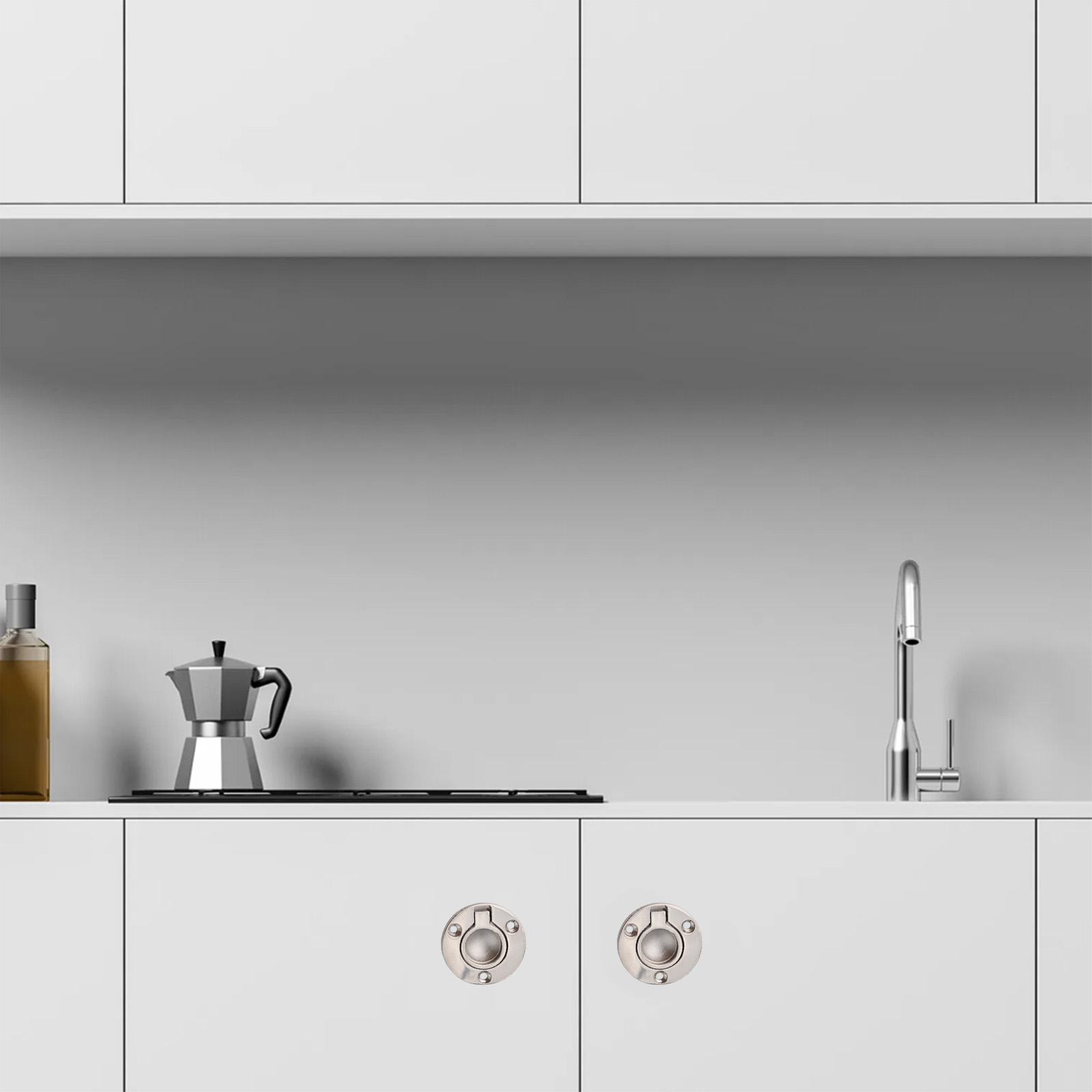 2 個 316 ステンレス鋼フラッシュリングプルハンドルラウ - Furniture Hardware Handles のレビューと価格