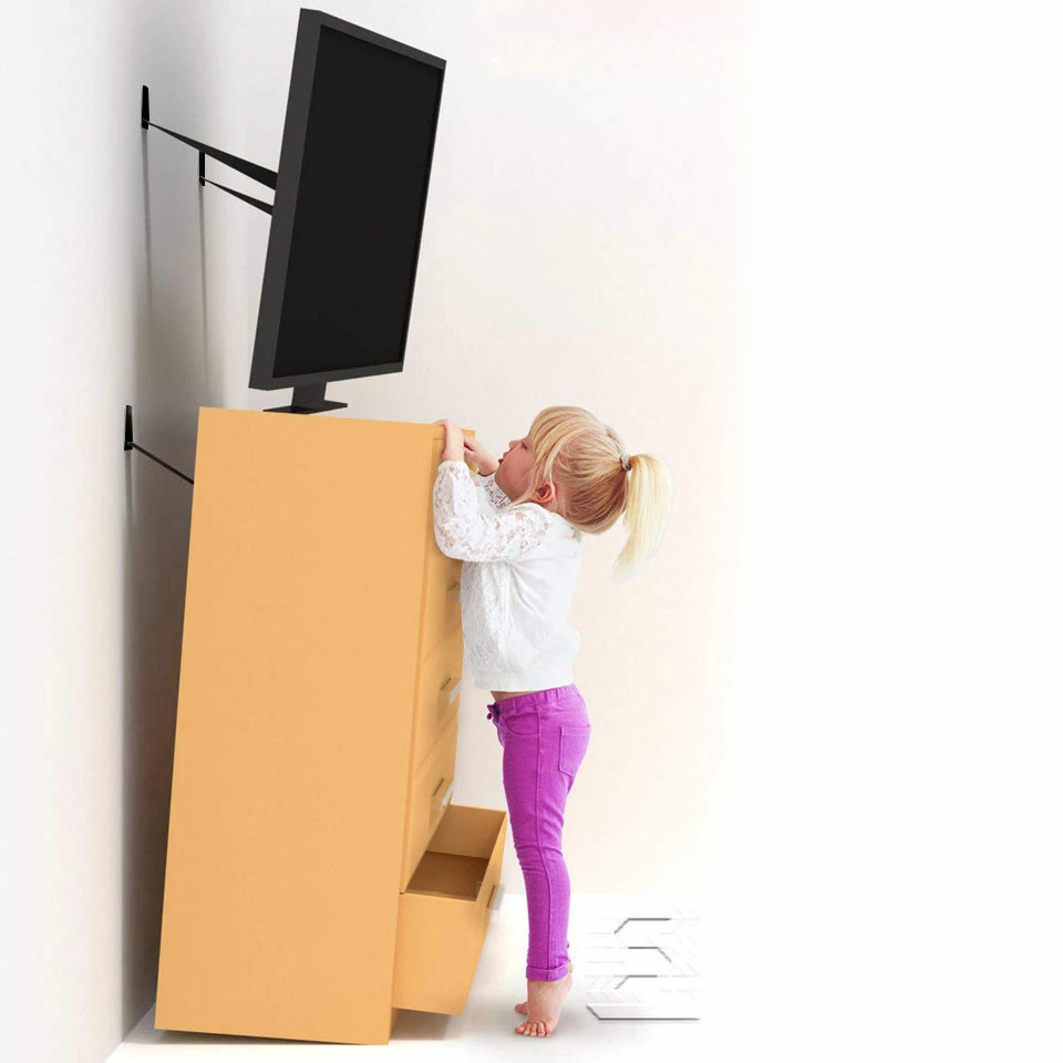 2パック調整可能なテレビ安全ストラップ、穴あけ不要の接着剤式 - Furniture Hardware Manufacturers のレビューと価格