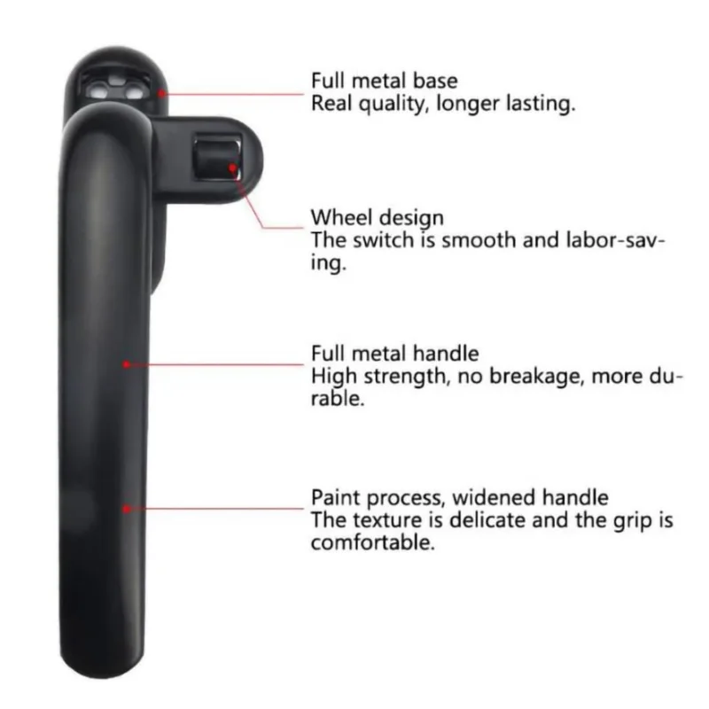 ユニバーサル開き窓ハンドルドアハンドルホイールロックバックル - Furniture Hardware Handles のレビューと価格