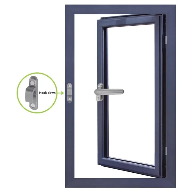 ユニバーサル開き窓ハンドルドアハンドルホイールロックバックル - Furniture Hardware Handles のレビューと価格