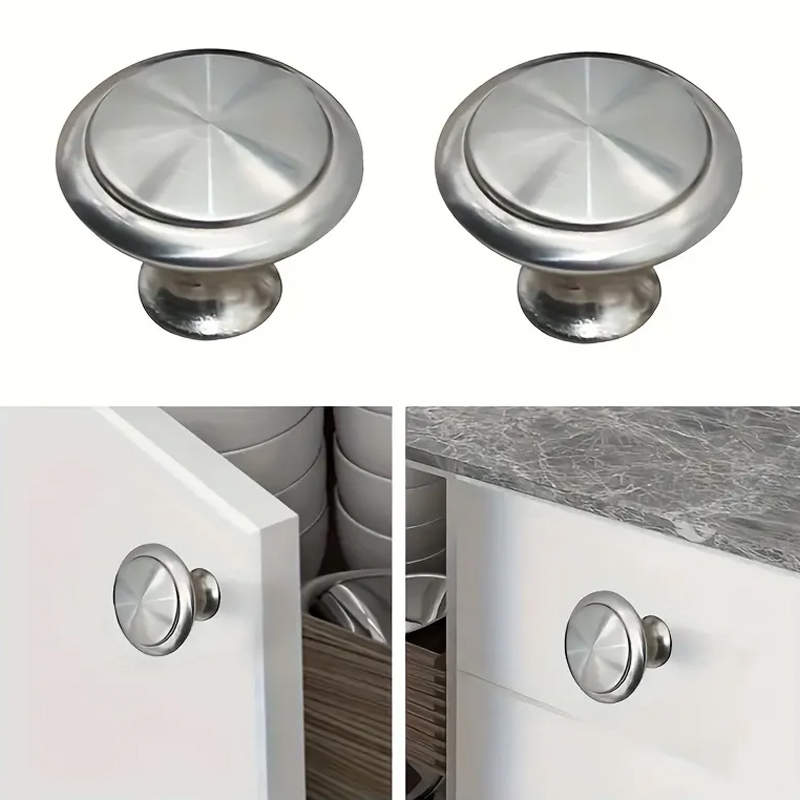 4/8個の円形ハンドル、家庭用キャビネットドアハンドル、ハー - Used Furniture Hardware のレビューと価格
