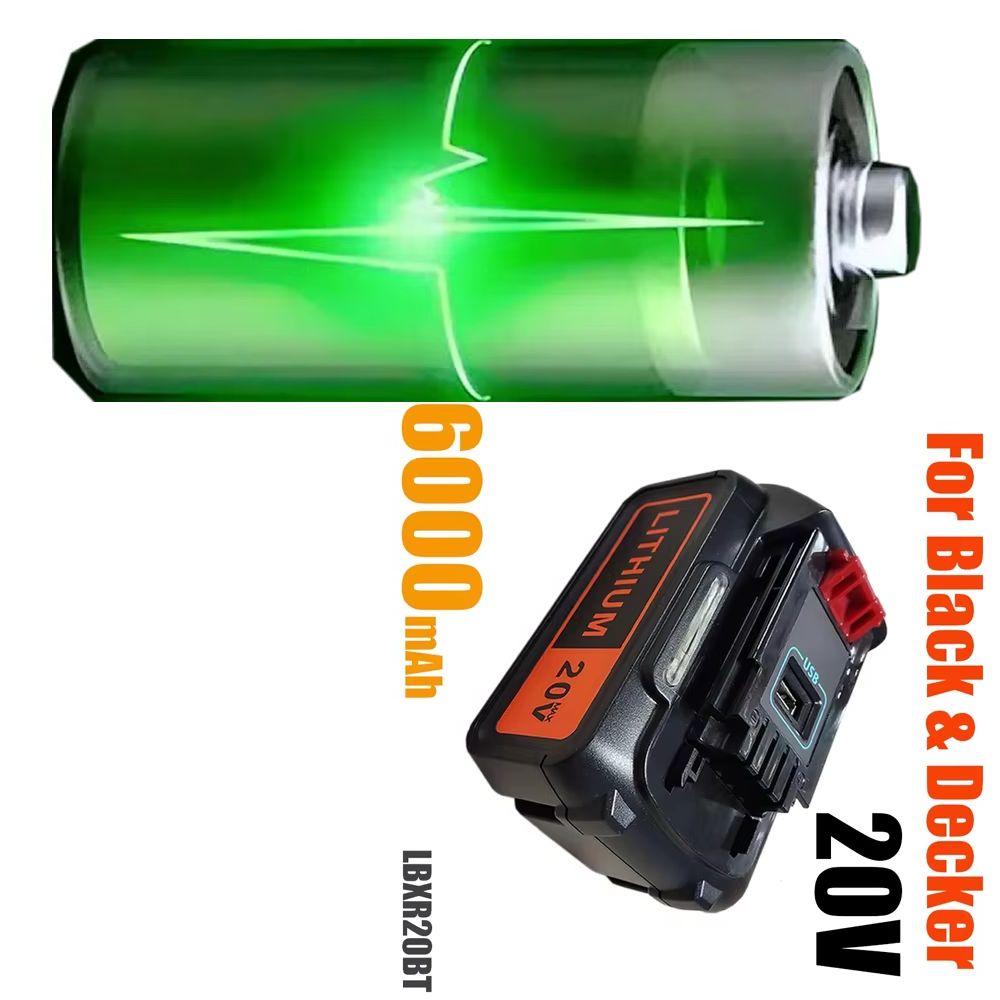 6Ah/10Ah 18V 8.0Ah BL2018 ブラック - Black+Decker Tool 20V Max のレビューと価格