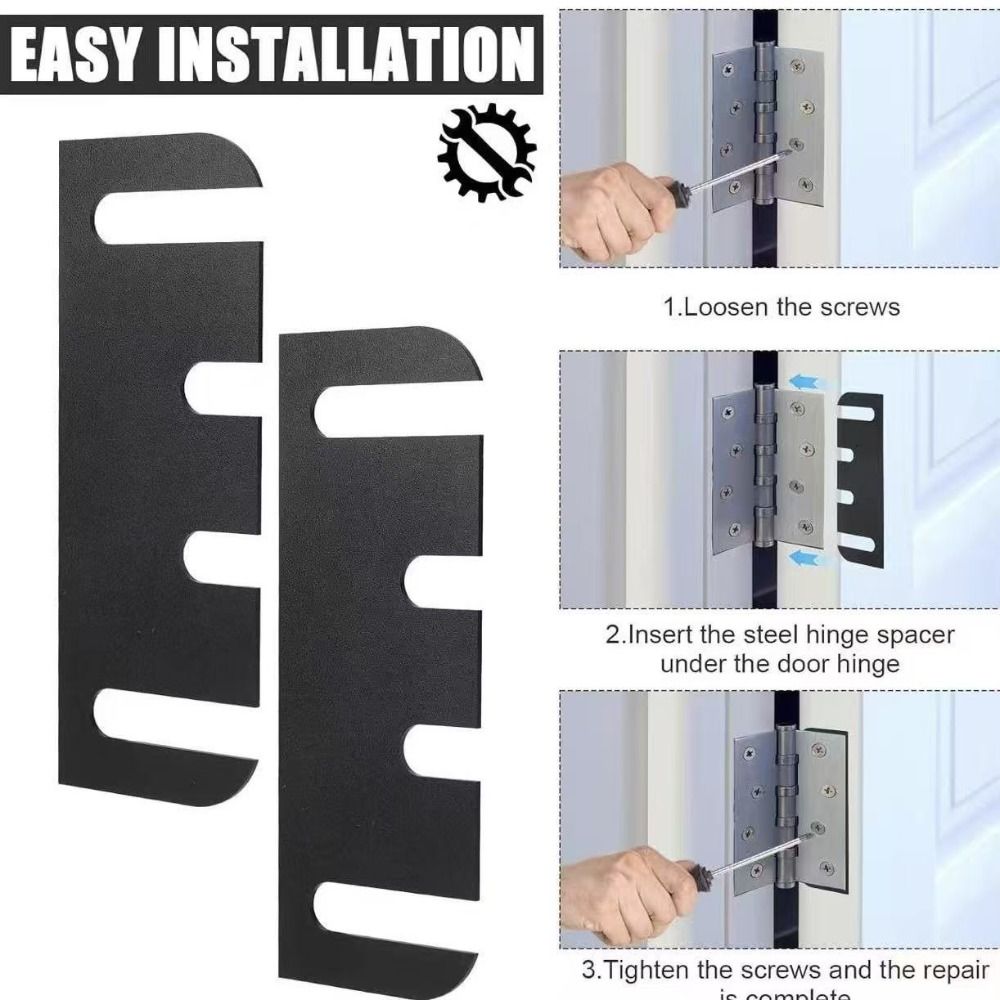5 個の厚さ調整可能なドアヒンジシム家具レベリング耐久性のあ - Furniture Leveling Hardware のレビューと価格