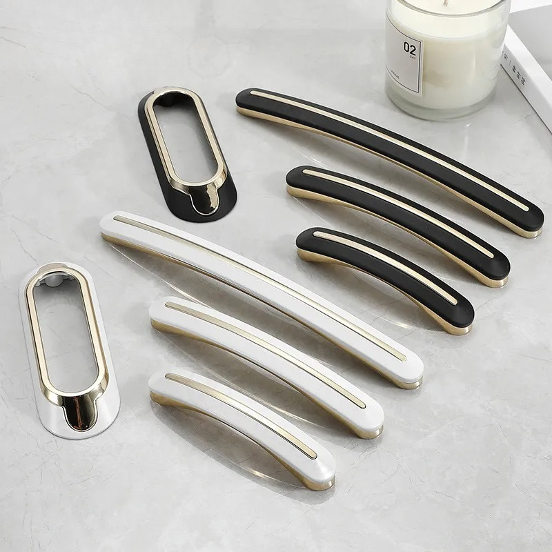 モダンなシンプル亜鉛合金製キャビネット引き出しハンドル、軽量 - Furniture Hardware Handles のレビューと価格