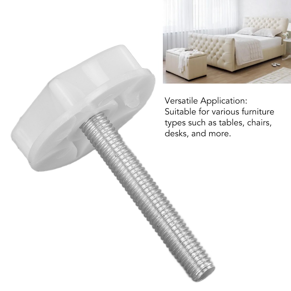10 個の白いネジ調整可能な家具レベリングフィートプラスチッ - Furniture Leveling Hardware のレビューと価格