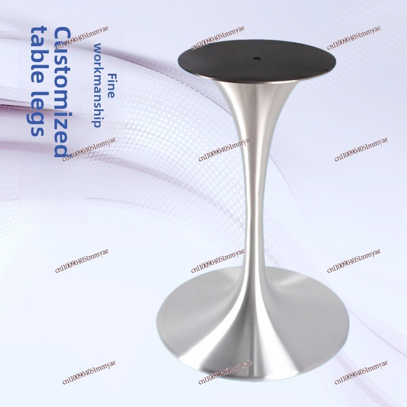 304ステンレス鋼製チューリップテーブル脚ベース、天然未処理 - Furniture For Hardware Shop のレビューと価格