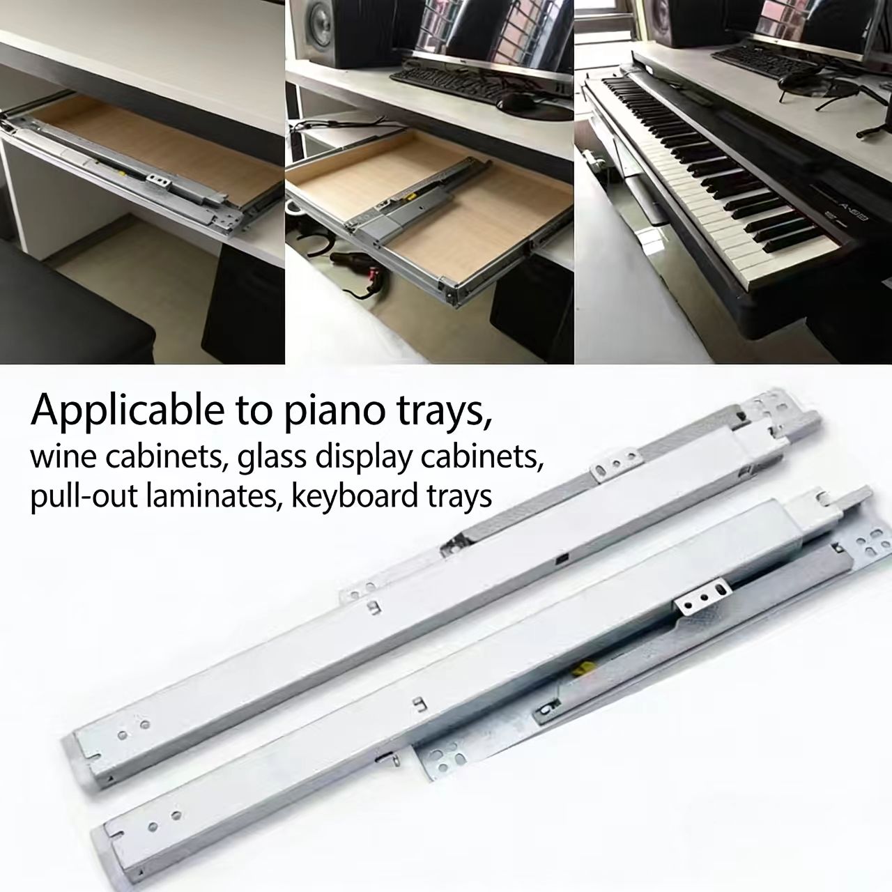 1組 ジュエリーキャビネット タバコ ガラス製ディスプレイケ - Drawer Slide Pair のレビューと価格